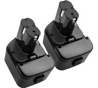 Batterie rechargeable pour Hitachi EB1212S, capacité 3500mAh, technologie Ni-MH, 2 pièces de batterie