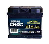 Batterie rechargeable Superchoc Noir 12 V /55 Ah