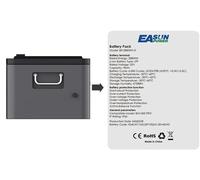 Batterie solaire - Pack batterie de 2880 Wh - Système de stockage d'énergie pour la maison - Possibilité de connecter jusqu'à 5 unités en parallèle - Contrôle via application mobile - Installation sim