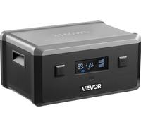Batterie supplémentaire pour centrale électrique portable, batterie d'extension supplémentaire LiFePO4 2160 Wh avec 3 ports de sortie pour une utilisation domestique, le camping en plein air, les voya