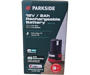Batterie supplémentaire pour Parkside PAPK 2 Ah pour Outils de la Famille X 12 V