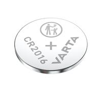 Batterie Varta CR2016 Lithium 3V, Pile Bouton 20mm x 1.6mm, Capacité 85mAh, Conditionnement Blister 1 pièce, Référence 06016-101-401
