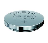 Batterie Varta Professional Electronics Type: 6450 / CR2450 Tension: 3V Taille: 5,0 mm Diamètre: 24,5 Mm Blister PDA Point