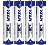 Batterie XTAR R03/AAA 1,5 V Li-ion 1620 mWh 1000 mAh avec protection - 4 pièces