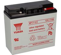 Batterie Yuasa NP17-12I, technologie AGM, plomb-acide, 12V, 17Ah, e VdS, avec filetage intérieur M5