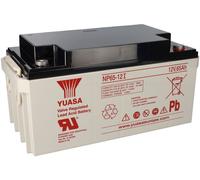 Batterie Yuasa NP65-12I, technologie AGM, plomb-acide, 12V, 65Ah, e VdS, avec filetage intérieur M6