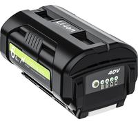 Batteries de rechange pour Ryobi OP4050, capacité 6000mAh, 40V Li-Ion, 1 pièce 6000mAh