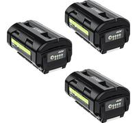 Batteries de rechange pour Ryobi OP4050, capacité 6000mAh, 40V Li-Ion, 3 pièces 6000mAh