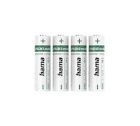 Batteries NiMH, AA Mignon, 2 500 mAh, 1,2 V, 4 pièces