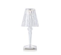 Kartell Lampe LED à poser Battery, Designer Ferruccio Laviani, 13x22x13 cm
