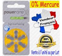 Camelion Piles auditives p10 Power One Zinc-Air - 60 pièces