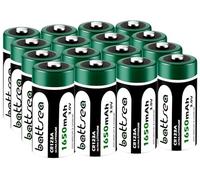 Battesea cr123a Batterie au Lithium 3V, 1650mah 16 Groupes cr123 Haute Puissance 123a Photo cr17345 PTC Protection Lampe de Poche de l'appareil Photo 10 Remplacement de la durée de Vie de la sécurité