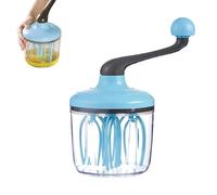 Batteur à œufs à manivelle - Mélangeur manuel - Fouet en mousse de 1500 ml | Mélangeur non électrique, fouet rotatif en acier inoxydable, poignée facile à prendre en main, gadget pour la maison, la