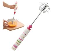 Batteur à Œufs,Accessoires de Cuisine pour Pâtisserie Sans Fil Semi-Automatiques | Fouet Batteur à Œufs Portable - Pour Mélanger Fouetter Battre et Remuer Café Lait Boissons Crème Farine