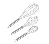 Batteur à œufs - Acier inoxydable 8 pouces | Kit de fouet de cuisine avec