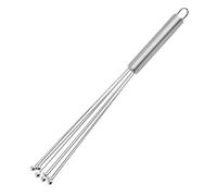 Batteur à œufs manuel en acier inoxydable, 3 pièces, 10/12 pouces, mélangeur billes, facile nettoyer, batteur métal réutilisable for la cuisson, mélange de Gadgets cuisine pour Mélanger(12inch)