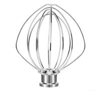 Batteur à œufs robuste pour cuisson à la crème et meringue | Acier inoxydable à 6 fils, résistant à la rouille, aération rapide, convient aux mélangeurs à tête inclinable