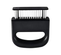 Batteur pour steak portable en acier inoxydable PP 10,8 x 12,5 cm | Outil manuel pour adoucir la viande, outil de cuisine avec lame aiguille, appareil de préparation de cuisine pour