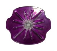 Batteur rond à 6 fils en ABS TPR rouge pour batteur sur socle (violet) | Empêche les déversements, espace de travail plus propre, fouet à 6 fils, ABS TPR, entretien facile