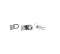THIRARD Batteuse avec Came pour Boîte aux Lettres, Nickelé, Longueur 19 mm | 2 Clés, Réversible Droite/Gauche, 1 Point de Fermeture, Zinc, Finition Nickelée, Garantie 2 Ans, Fabriqué en France