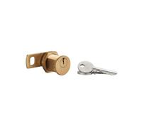 Batteuse de boite aux lettres en laiton Marine, serrure à came avec 3 clés, mécanisme à goupilles, épaisseur max. 23 mm - Made in France - THIRARD