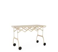 Battista Chariot de Service Mat Crème Kartell - 8058967302851