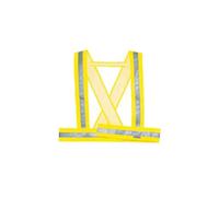 BAUCE2 Écharpe gilet réfléchissant jaune taille unique
