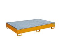 Bauer Südlohn Bauer Südlohn Bac à étagère avec insert PE RW-GR 2200-2 PE, peint, orange jaune Quantité:1