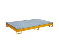 Bauer Südlohn Bauer Südlohn Bac de rangement avec insert PE RW-GR 2200-1 PE, peint, orange jaune Quantité:1