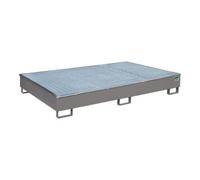 Bauer Südlohn Bauer Südlohn Bac de rangement avec insert PE RW-GR 2200-2 PE, peint, gris souris Quantité:1