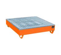 Bauer Südlohn Bauer Südlohn Bac de rétention AW-4/A/PE, peint, orange jaune Quantité:1