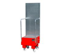 Bauer Südlohn Bauer Südlohn Bac de rétention mobile avec paroi perforée LPW 60-1, peint, rouge feu Quantité:1