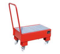 Bauer Südlohn Bauer Südlohn Bac de rétention mobile AW 60-1 SR, peint, rouge feu Quantité:1