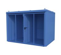 Bauer Südlohn Bauer Südlohn Conteneur bouteilles de gaz GFC-B/W M5, peint, bleu clair Quantité:1