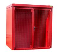 Bauer Südlohn Bauer Südlohn Conteneur pour bouteilles de gaz GFC-B M2, peint, rouge feu Quantité:1
