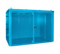 Bauer Südlohn Bauer Südlohn Conteneur pour bouteilles de gaz GFC-B M5, peint, bleu clair Quantité:1