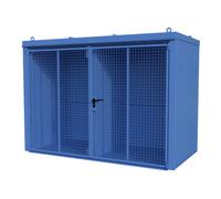 Bauer Südlohn Bauer Südlohn Conteneur pour bouteilles de gaz GFC-B/W M4, peint, bleu clair Quantité:1
