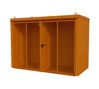 Bauer Südlohn Bauer Südlohn Conteneur pour bouteilles de gaz GFC-B/W M4, peint, orange jaune Quantité:1