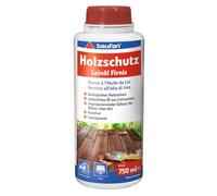 Baufan Holzschutz Leinölfirnis 2.0 750ml - Vernis à l'huile de lin naturelle pour l'entretien biologique du bois, huile pour bois extérieur & intérieur pour meubles, plans de travail & clôtures