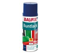 BAUFIX Bombe de peinture colorée bleu marine - 400 ml - Brillant - Pour intérieur et extérieur - Résistant aux rayures - Résistant aux chocs - Séchage rapide