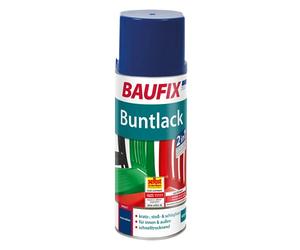 BAUFIX Bombe de peinture colorée bleu marine - 400 ml - Brillant - Pour intérieur et extérieur - Résistant aux rayures - Résistant aux chocs - Séchage rapide