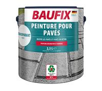 Baufix Peinture pour Pavés incolore, mate, 2.5 litres, Peinture sol & béton, Bonne adhérence sur béton et pavés, protection longue durée contre les intempéries