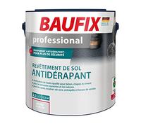 Baufix professional Revêtement de sol antidérapant gris clair, satiné, 2.5 litres, Peinture sol & béton, Antidérapant, pour béton/chape/ciment, pour intérieur et extérieur