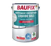 Baufix Revêtement synthétique liquide Sols gris clair, mate, 5 litres, Peinture sol & béton, Peinture respirante pour intérieur et extérieur, pour béton/chape/ciment