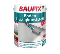 Baufix Revêtement synthétique liquide Sols gris moyen, mate, 5 litres, Peinture sol & béton, Peinture respirante pour intérieur et extérieur, pour béton/chape/ciment