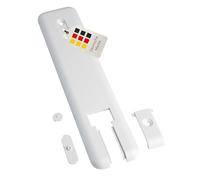 BAUHELD® Cache de sangle de volet roulant sans démontage de sangle, 1 pièce, Maxi ouverture d'enrouleur de sangle encastrée, en plastique, espacement des trous 185 à 215 mm, plaque de recouvrement