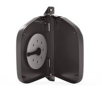 BAUHELD® Enrouleur de sangle de volet roulant - Montage en saillie - Pliable - Mini enrouleur de volet roulant avec enrouleur en plastique - Pour sangle de volet roulant de 14 mm - Sans sangle -