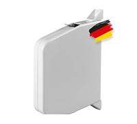 BAUHELD® Enrouleur de volet roulant pour montage en saillie [Enfile-sangle automatique] - Enrouleur robuste pour volet roulant de 23 mm [sans sangle] - Pivotant à 180° - Maxi enrouleur de rideau avec