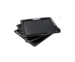 Bauknecht Whirlpool 481241838128 Lot de 3 plaques de cuisson émaillées pour four 445 x 375 x 20 mm