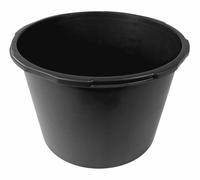 Baukübel 90 Litre Avec Echelle Intérieure Noir Mortier Seau Ciment Seau